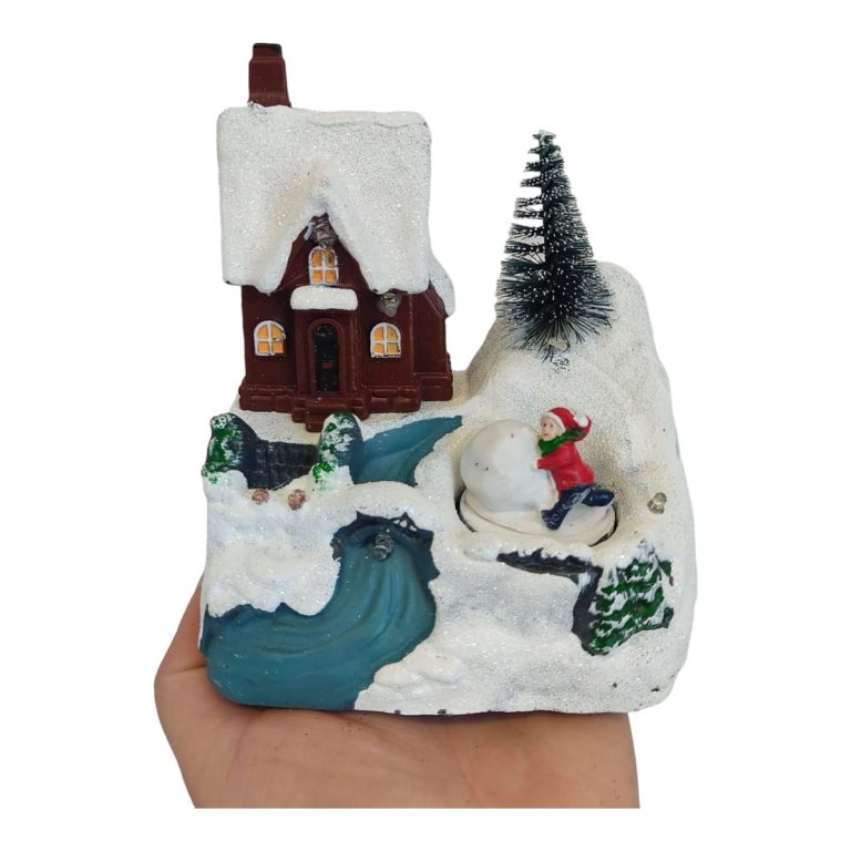 Zimowa sceneria w 3 wariantach na baterie