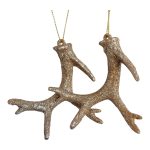 Zawieszka świąteczna rogi, 2szt
