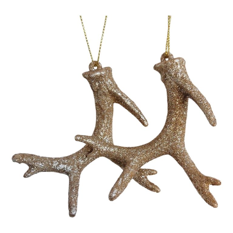 Zawieszka świąteczna rogi, 2szt