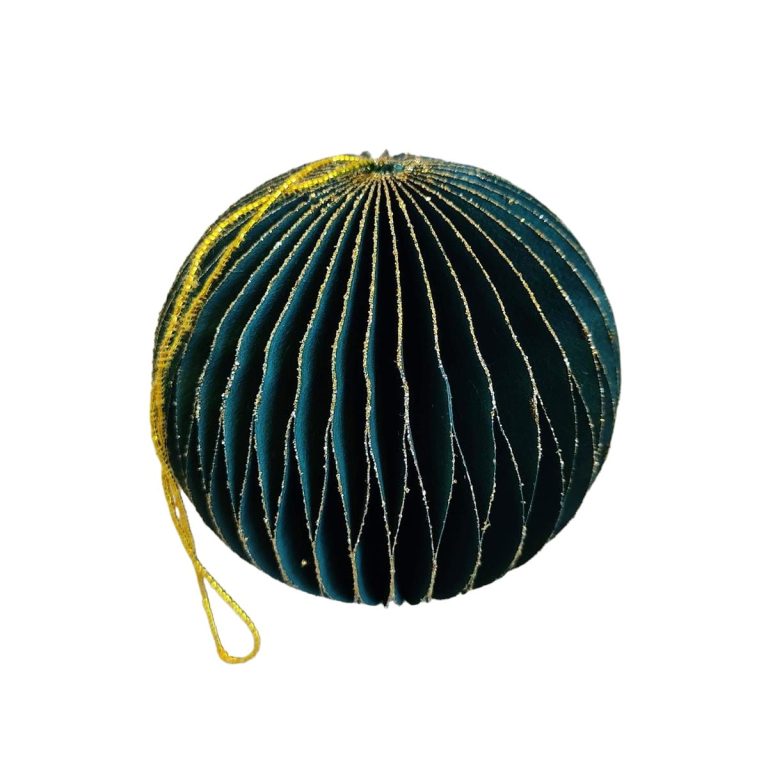 Zawieszka, bombka papierowa h8cm