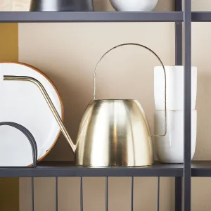 Konewka metalowa Retro złota