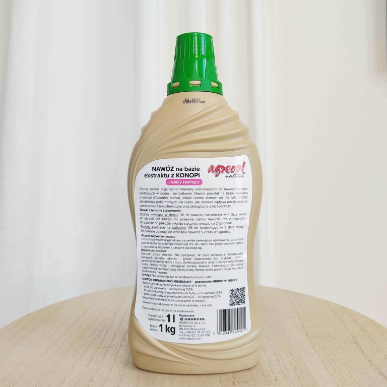 Nawóz z konopi do roślin kwitnących 1l