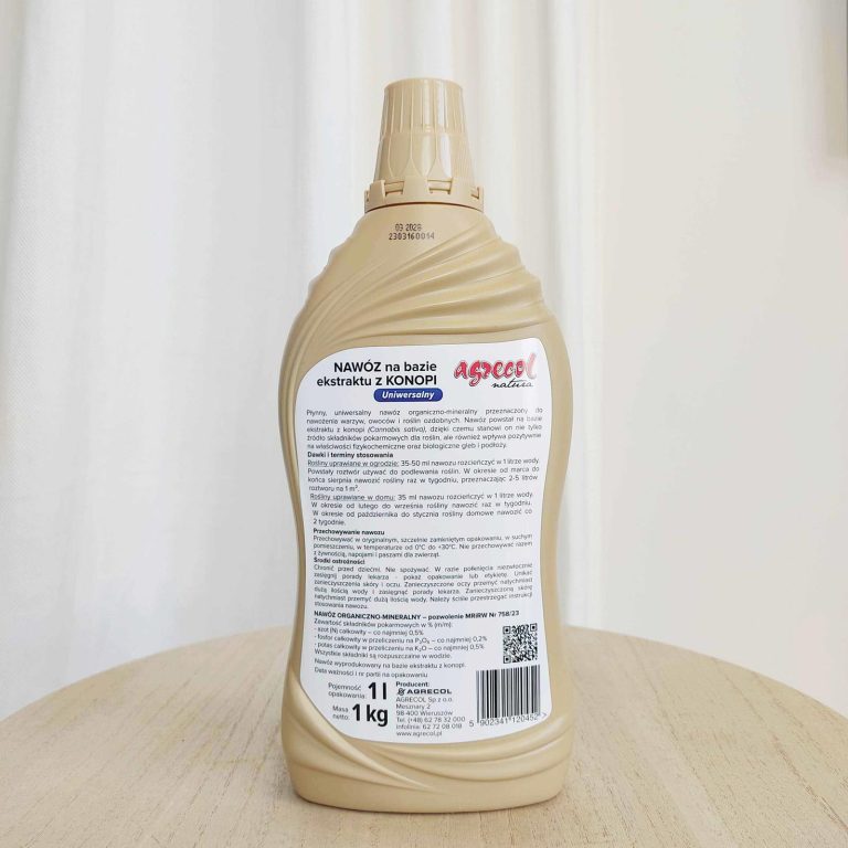 Nawóz z konopi uniwersalny 1l