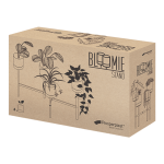 Industrialny kwietnik loftowy 4 doniczki niski