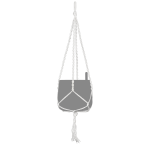 Pleciona makrama YULA biała Lechuza