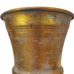 Osłonka metalowa kielich 16cm złoty