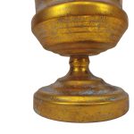 Osłonka metalowa kielich 16cm złoty