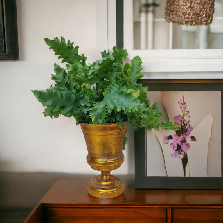 Osłonka metalowa kielich 16cm złoty