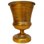 Osłonka metalowa kielich 16cm złoty