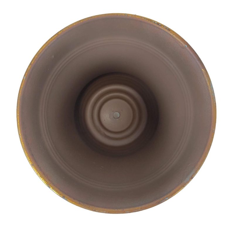 Osłonka metalowa kielich 16cm złoty