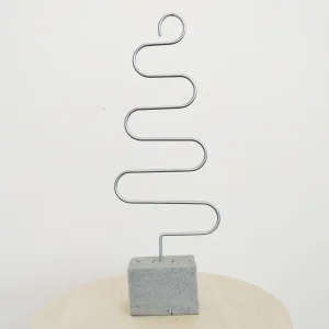 Podpora metalowa do roślin fale srebrne