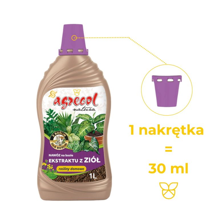 Nawóz do roślin domowych ziołowy 1l