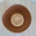 Osłonka ceramiczna na doniczkę Paul miedziana