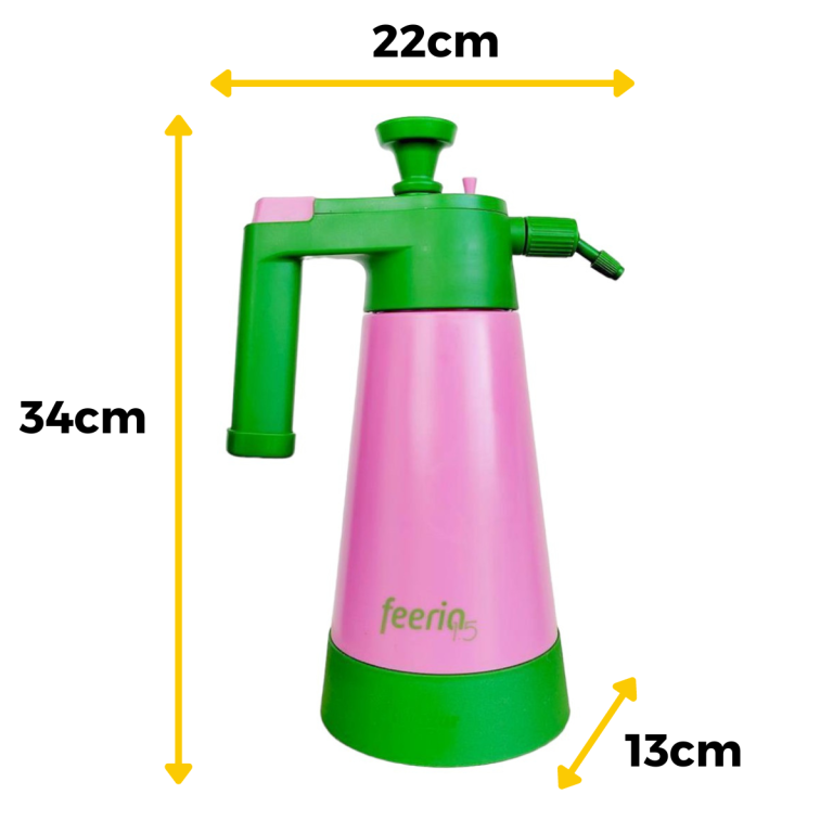 Spryskiwacz opryskiwacz zraszacz 3w1 1,5L różowy