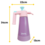 Spryskiwacz opryskiwacz zraszacz 3w1 1,5L fioletowy