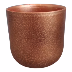 Osłonka ceramiczna na doniczkę Paul miedziana