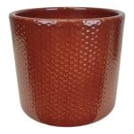 Osłonka ceramiczna Era czerwony 14cm