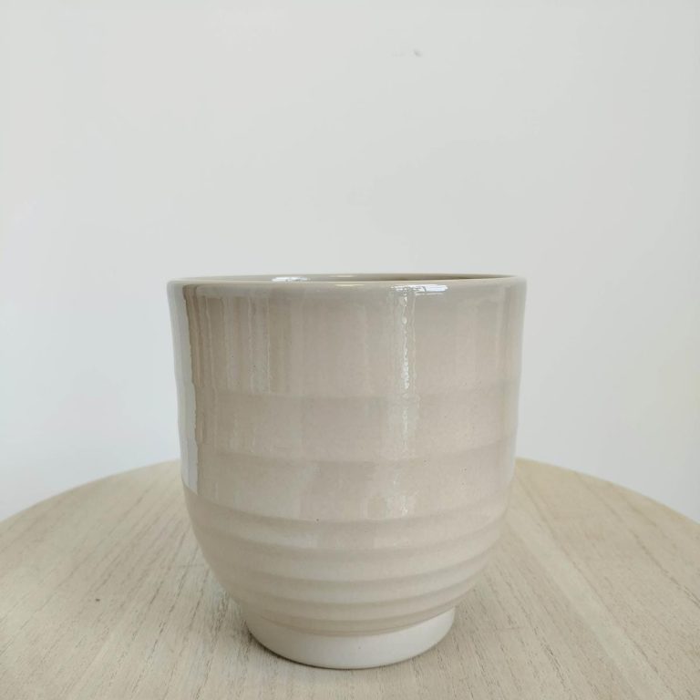 Osłonka ceramiczna Lisa beżowa 13,5cm