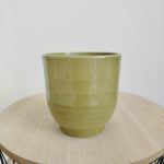 Osłonka ceramiczna Lisa jasno zielona 13,5cm