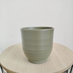 Osłonka ceramiczna Lisa zielona 13,5cm