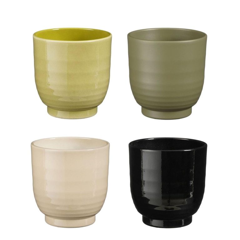 Osłonka ceramiczna Lisa jasno zielona 13,5cm