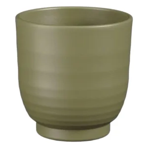 Osłonka ceramiczna Lisa zielona 13,5cm