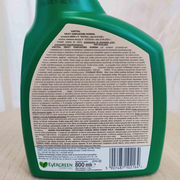 Kompleksowa ochrona róża 2w1 Substral 800ml