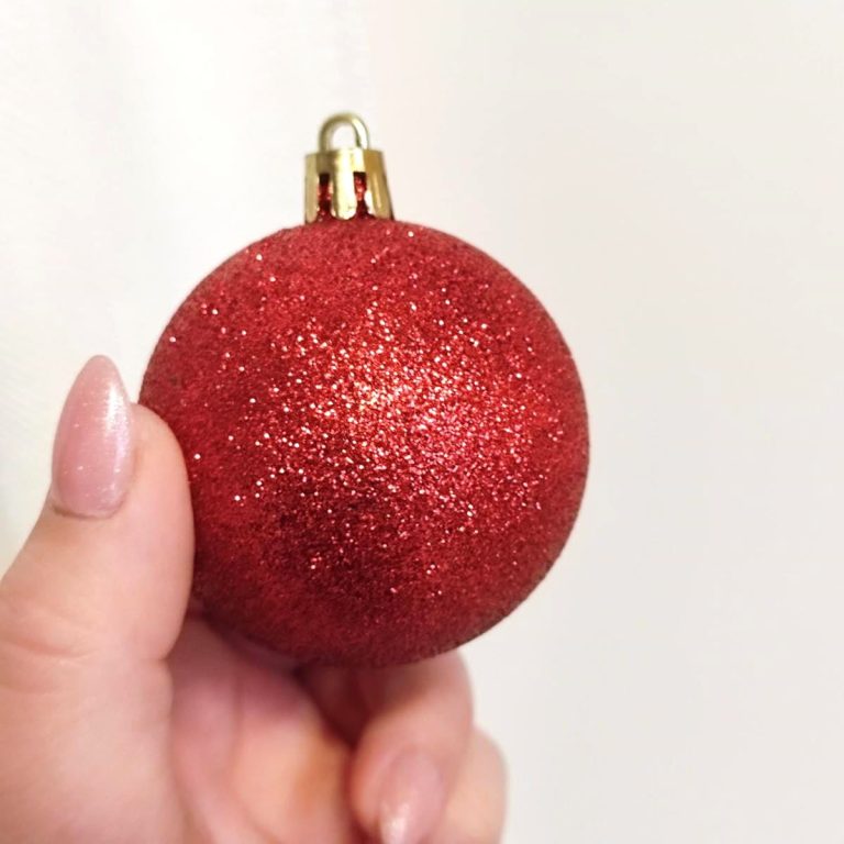 Bombki czerwone mix 10szt