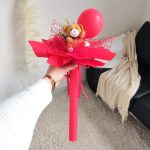 Bukiet z misiem na Walentynki