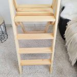 Drewniany regał na kwiaty drabina mała