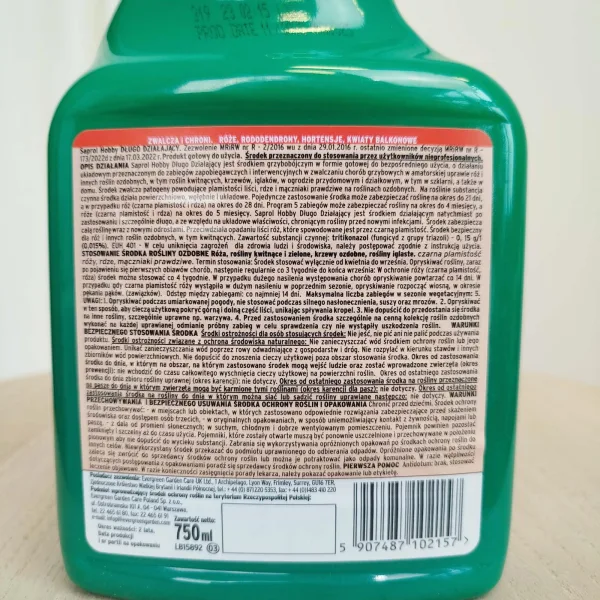 Środek grzybobójczy długo działający Saprol  750ml