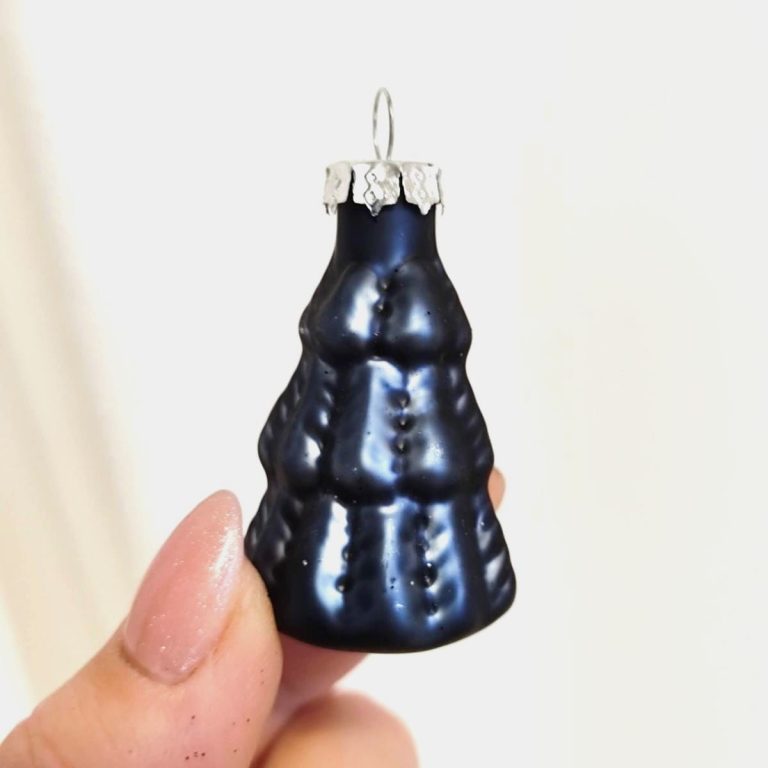 Bombki granatowe mix komplet