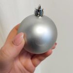 Bombki srebrne mix 10szt