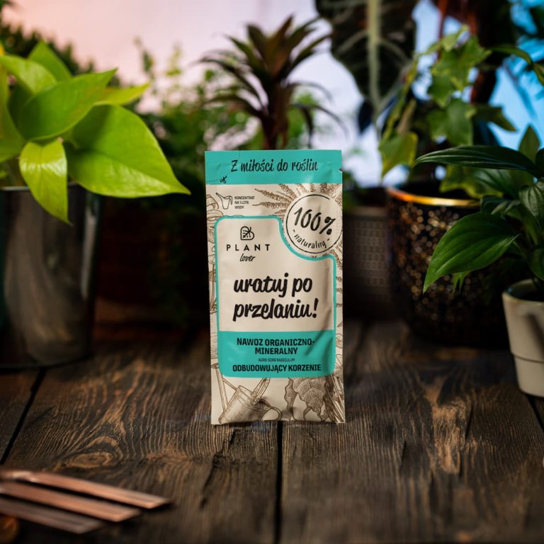 Plant Lover w 100% organiczny nawóz - Uratuj po przelaniu