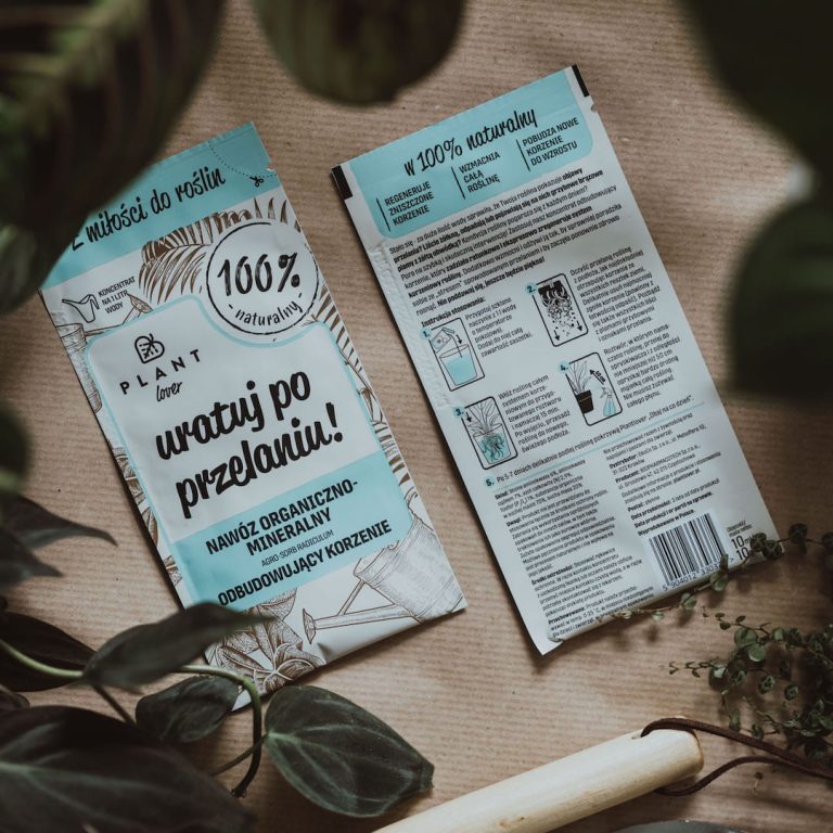 Plant Lover w 100% organiczny nawóz - Uratuj po przelaniu