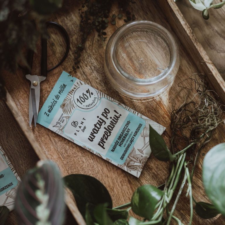 Plant Lover w 100% organiczny nawóz - Uratuj po przelaniu