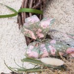 Wianek na drzwi ręcznie robiony Wielkanoc  50cm