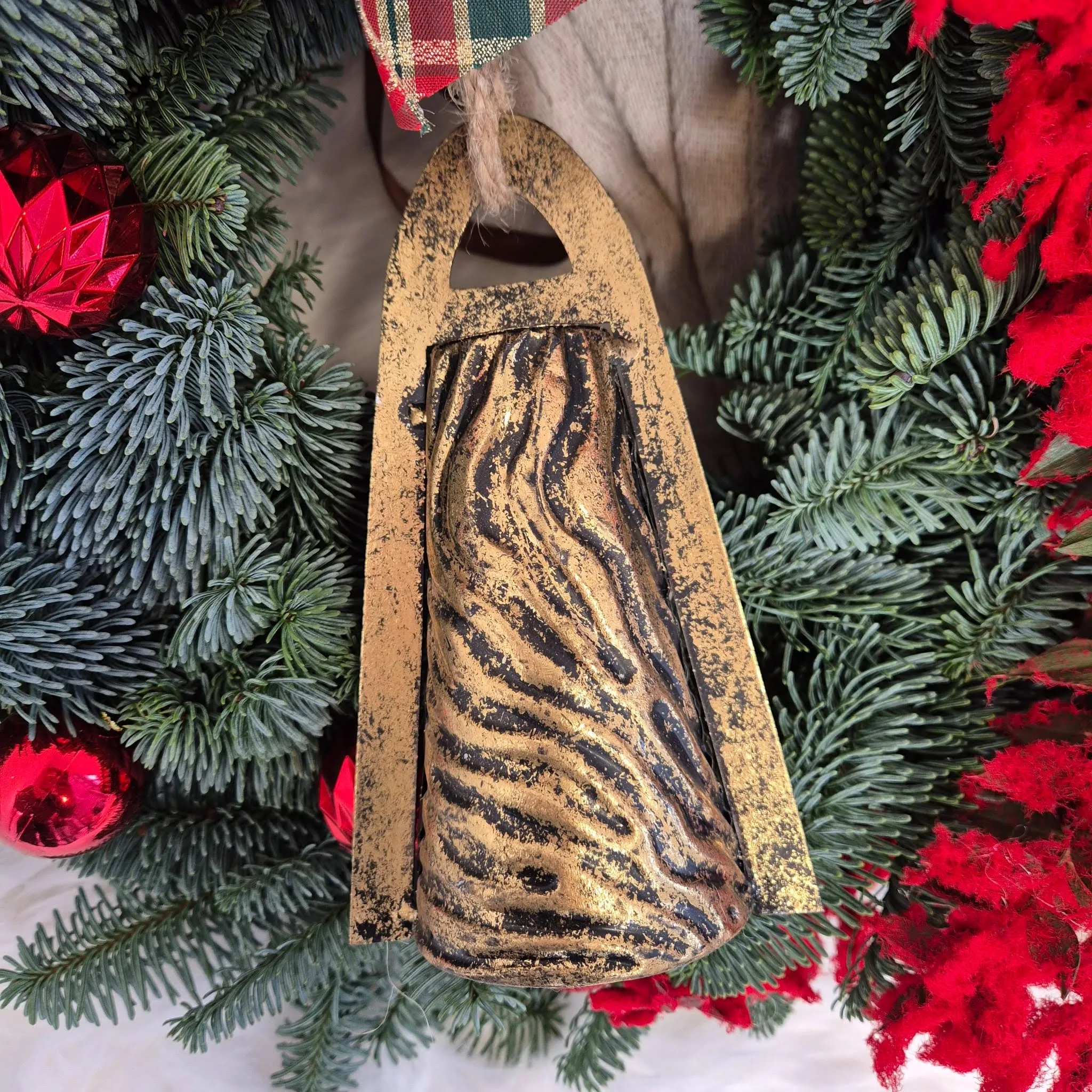 Wianek świąteczny bożonarodzeniowy żywy - 50cm - ręcznie robiony