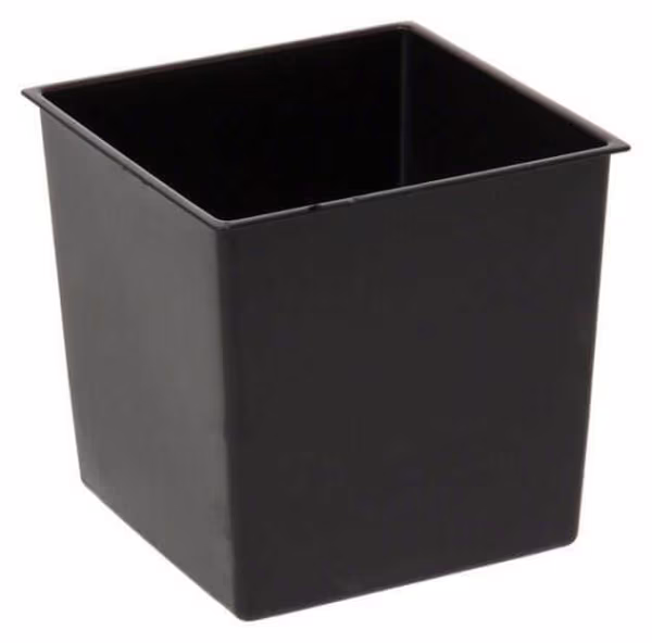 Kwadratowy wkład do donicy plastikowej