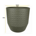 Osłonka ceramiczna Nola zielona 13cm