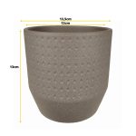 Osłonka ceramiczna Nola piaskowa 13cm