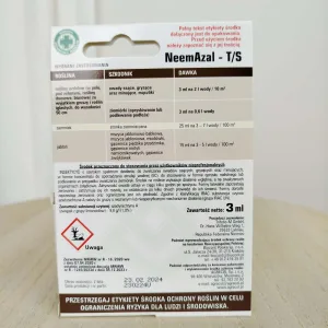 Środek owadobójczy na ziemiórki NeemAzal - T/S 3ml