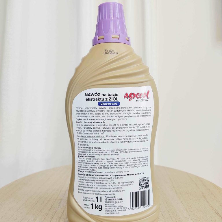 Nawóz uniwersalny ziołowy 1l