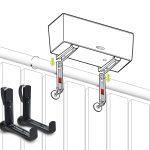 UZUPEŁNIENIE LISTWA DO UCHWYTU LECHUZA BALCONERA CZARNY