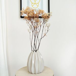 Gipsówka stabilizowana wiecznie żywa pomarańczowa mały bukiet