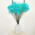 Gipsówka stabilizowana wiecznie żywa niebieska duży bukiet