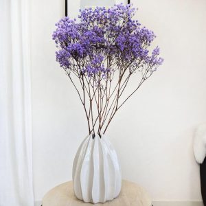 Gipsówka stabilizowana wiecznie żywa lawendowa mały bukiet