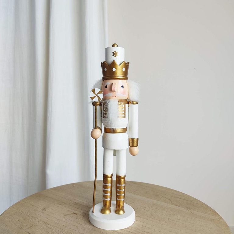 Figurka, dziadek do orzechów, ozdoba świąteczna drewniany 30