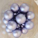 Bombki, jasny fiolet 6 pęczków po 6 szt