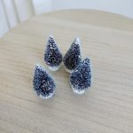 Choinka na podstawce - mini , zestaw 4 sztuki